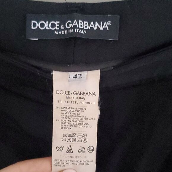 Dolce & Gabbana Black Dress Pants - Picture 2 of 6